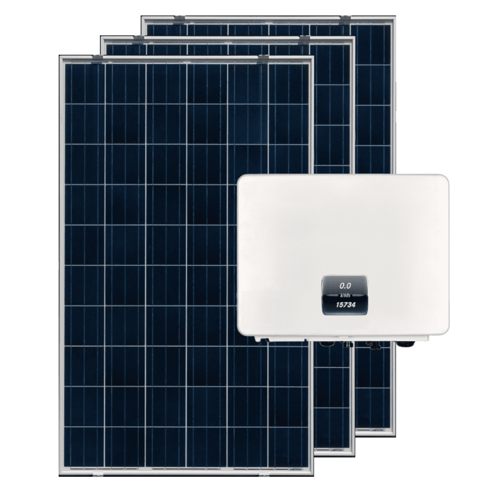 on-grid-solar-panel-with-1-phase-Inverter